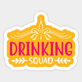 Drinking Squad Sticker